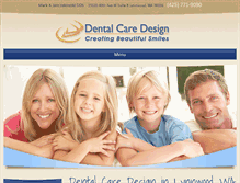 Tablet Screenshot of dentalcaredesign.com